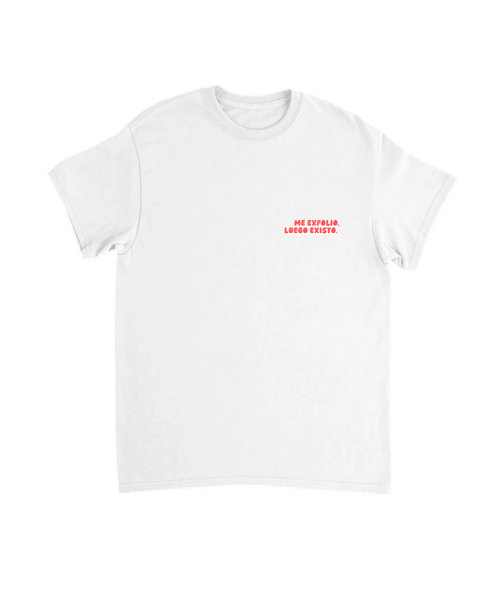 Camiseta "Me exfolio, luego existo"